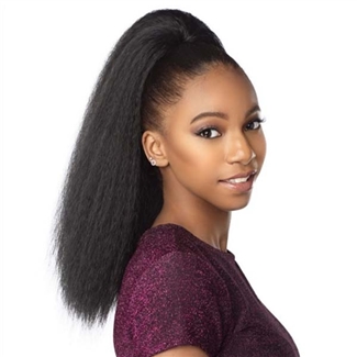 Glamourtress, wigs, weaves, braids, half wigs, full cap, hair, lace front, hair extension, nicki minaj style, Brazilian hair, crochet, hairdo, wig tape, remy hair, Lace Front Wigs, Remy Hair,Sensationnel Synthetic Hair Drawstring Ponytail Natural Perm Yak