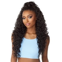 Glamourtress, wigs, weaves, braids, half wigs, full cap, hair, lace front, hair extension, nicki minaj style, Brazilian hair, crochet, hairdo, wig tape, remy hair, Sensationnel Instant Up & Down (Half Wig + Ponytail) - UD 16