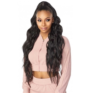 Glamourtress, wigs, weaves, braids, half wigs, full cap, hair, lace front, hair extension, nicki minaj style, Brazilian hair, crochet, hairdo, wig tape, remy hair, Sensationnel Instant Up & Down (Half Wig + Ponytail) - UD 5