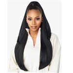 Glamourtress, wigs, weaves, braids, half wigs, full cap, hair, lace front, hair extension, nicki minaj style, Brazilian hair, crochet, hairdo, wig tape, remy hair, Sensationnel Instant Up & Down (Half Wig + Ponytail) - UD 8