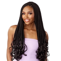 Glamourtress, wigs, weaves, braids, half wigs, full cap, hair, lace front, hair extension, nicki minaj style, Brazilian hair, crochet, hairdo, wig tape, remy hair, Lace Front Wigs, Sensationnel Lulutress Crochet Braids - 3X BOX FRENCH CURL 24"