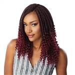 Glamourtress, wigs, weaves, braids, half wigs, full cap, hair, lace front, hair extension, nicki minaj style, Brazilian hair, crochet, hairdo, wig tape, remy hair, Lace Front Wigs, Sensationnel Lulutress Crochet Braids - 3X PRE-LOOPED GODDESS BOX BRAID 12