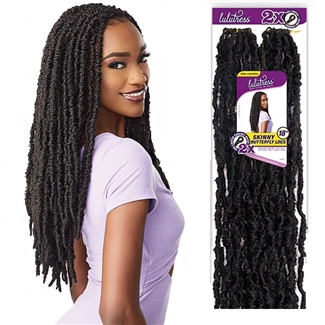 Glamourtress, wigs, weaves, braids, half wigs, full cap, hair, lace front, hair extension, nicki minaj style, Brazilian hair, crochet, hairdo, wig tape, remy hair, Lace Front Wigs, Remy Hair, Sensationnel Synthetic Lulutress Braids - 2X SKINNY BUTTERFLY L