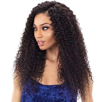 Glamourtress, wigs, weaves, braids, half wigs, full cap, hair, lace front, hair extension, nicki minaj style, Brazilian hair, crochet, hairdo, wig tape, remy hair, Lace Front Wigs, Shake N Go IBIZA 100% Virgin Human Hair Weave - SPANISH CURL 22"-24"