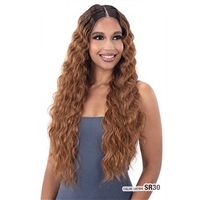 Glamourtress, wigs, weaves, braids, half wigs, full cap, hair, lace front, hair extension, nicki minaj style, Brazilian hair, crochet, hairdo, wig tape, remy hair, Freetress Equal Lace & Lace Synthetic Hair Lace Front Wig - DEEP WAVER 003