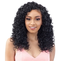 Glamourtress, wigs, weaves, braids, half wigs, full cap, hair, lace front, hair extension, nicki minaj style, Brazilian hair, crochet, hairdo, wig tape, remy hair, Lace Front Wigs, Organique Mastermix Weave - HAWAIIAN CURL 18
