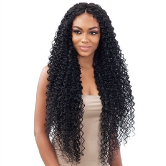 Glamourtress, wigs, weaves, braids, half wigs, full cap, hair, lace front, hair extension, nicki minaj style, Brazilian hair, crochet, hairdo, wig tape, remy hair, Lace Front Wigs, Remy Hair, Organique Mastermix Weave - WATER CURL 30"