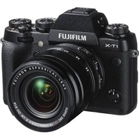 Fujifilm X-T1 16.3 MP Mirrorless Digital Camera - 1080p - Black - 18-55mm OIS Lens