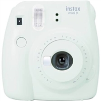 Fujifilm Instax Mini 9 Instant Camera with Lens -Smokey White