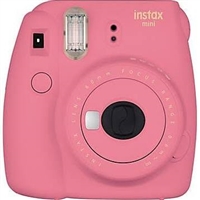 Fujifilm Instax Mini 9 Instant Camera with Lens â€‘ Flamingo Pink