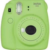 Fujifilm Instax Mini 9 Instant Camera with Lens - Lime Green
