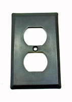 Square Single Receptacle Plate