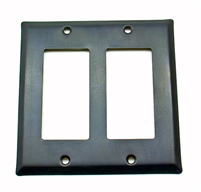 Square Double GFCI Plate
