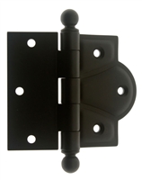 80003 3-1/2" x 4-3/8" Cabinet & Door Half Surface Offset Hinge (PAIR)