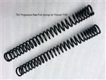 TEC Progressive Rate Fork Springs for Triumph T100