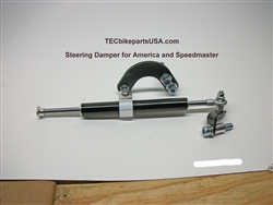 Triumph Steering Damper Kit for AMERICA & SPEEDMASTER ** BLACK **