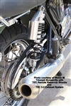 TEC Alloy Remote Reservoir Shocks for Triumph Bonneville and T100