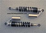 TEC Adjustable Alloy Remote Reservoir Shocks for Triumph Thruxton Scrambler