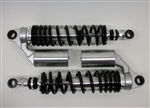 TEC Alloy Remote Reservoir Shocks for water-cooled Triumph T100 - All Years - with ADJUSTABLE DAMPING