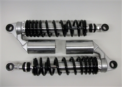 TEC Alloy Remote Reservoir Shocks for water-cooled Triumph T120 - All Years - with ADJUSTABLE DAMPING