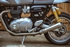 TEC Stainless Slip-On Mufflers for Speed Twin and Thruxton