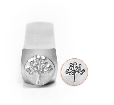 Impress Art Tree of Life Metal Design Stamp - SGSC156-AQ-6MM