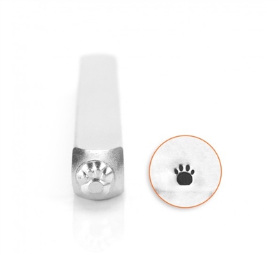 Impress Art Small Paw Print Metal Design Stamp - SGSC156-I-3MM