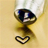 Impress Art Whimsy Heart Metal Design Stamp - SGSC158-K-3MM