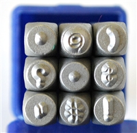 3mm Punctuation Metal Stamp Set - SG-3P