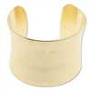 Brass 2" Concave Bracelet Metal Stamping Cuff - 1 Piece - SG-CUFF2C