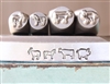 Brand New Supply Guy Design - 6mm/7mm/8mm Goat, Horse, Cow and Pig Metal Design 4 Stamp Set - SGCH-204459530572