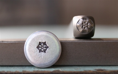 Brand New Supply Guy Design - 4mm Snowflake Metal Design Stamp - SGCH-256