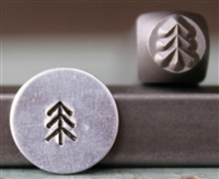 Brand New Supply Guy Design - 5mm Simple Pine Tree 1 Metal Design Stamp - SGCH-278