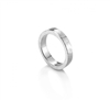 Impress Art Pewter 4mm Size 5 Ring Metal Stamping Ring - 1 Ring - SGDO5R045