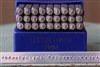 2mm Typewriter Font Metal Letter Alphabet Stamp Lowercase Set - SGE-7L