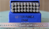 2mm Verona Font Metal Letter Alphabet Stamp Lowercase Set - SGE-9L
