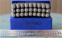 2mm Verona Font Metal Letter Alphabet Stamp Uppercase Set - SGE-9U