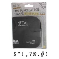 Beadsmith 6mm Punctuation Metal Stamp Set - SGLPSPURO