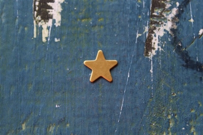 Brass 12mm Star Metal Stamping Blank - 5 Pack - SGMSB-2003