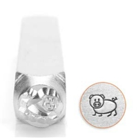 Impress Art Oinkee Pig Metal Design Stamp - SGSC1513-B-6MM