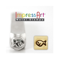 Impress Art Fish Metal Design Stamp - SGSC1519-D-6MM