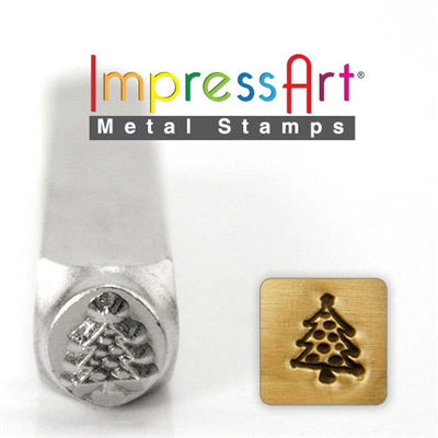 Impress Art Christmas Tree Metal Design Stamp - SGSC1520-E-6MM