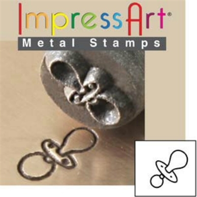 Impress Art Baby Pacifier Metal Design Stamp - SGSC155-G-6MM