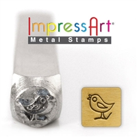 Impress Art Song Bird Metal Design Stamp - SGSC156-U-6MM