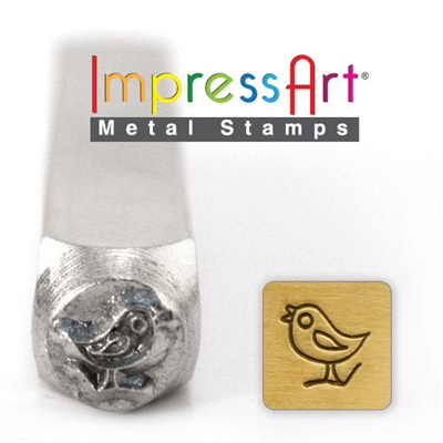 Impress Art Song Bird Metal Design Stamp - SGSC156-U-6MM