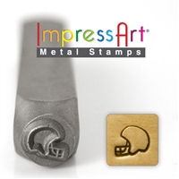 Impress Art Football Helmet Metal Design Stamp - SGSC157-D-6MM