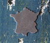 Aluminum 1.375" Country of France Metal Stamping Blank - 1 Blank - SGSOL-France