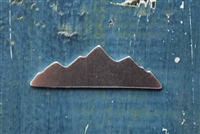 Aluminum 1 7/8" Rockies Mountain Range 18 Gauge Metal Stamping Blank - 1 Blank - SGSOL-MM04