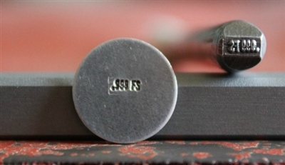 .999FS Inside Ring Metal Design Stamp - SGW-49B