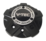 V-Tec Wheels C394MB-CLVT Black Wheel Center Cap